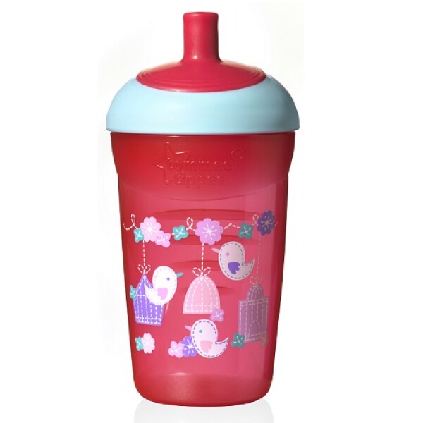 Tommee Tippee Sportovní láhev 12m+ 360ml barva: růžová