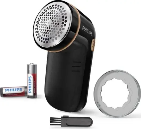 Philips GC026/80 černá / Odžmolkovač / 2x AA baterie (11289)