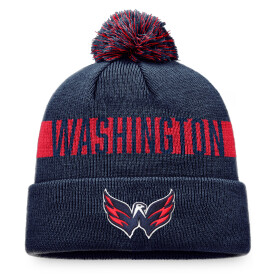 Fanatics Pánská Zimní čepice Washington Capitals Fundamental Beanie Cuff with Pom