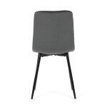Jídelní židle, šedá, sametová látka, CT-281 GREY4
