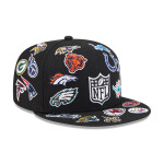 Pánská kšiltovka NFL Logo NFL NEW ERA 5950 All over černá Velikost: 7_1/8
