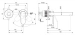 IDEAL STANDARD - Ceralife O Umyvadlová baterie pod omítku, 2-otvorová instalace, hedvábná černá BE019XG