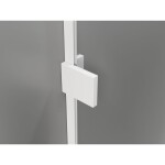 MEXEN/S - Lunar Duo sprchový kout dveře křídlové pravá 120 x 75, transparent, bílá 834-120P-075L-20-00