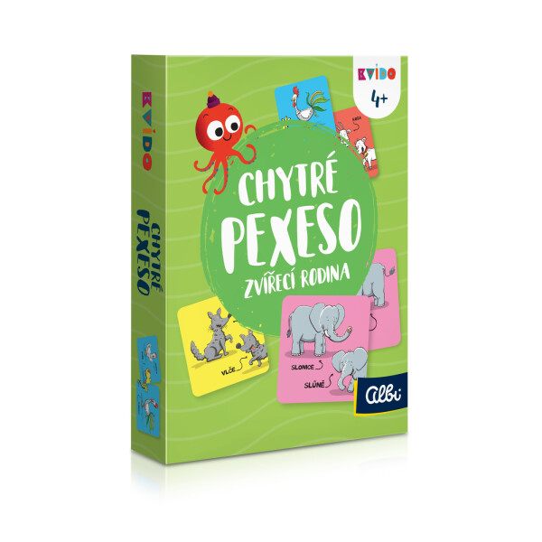 Chytré pexeso - Zvířecí rodina 2. vydání - Albi