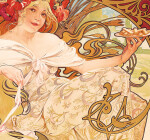 Nástěnný kalendář 2027 vázankový Helma Alfons Mucha