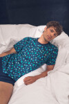 Vamp Pohodlné dvoudílné pánské pyžamo 16662 Vamp blue