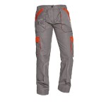 Montérkové kalhoty MAX LADY dámské do pasu DOPRODEJ!! 260g/m2 šedo-oranžové 38 šedo-oranžové
