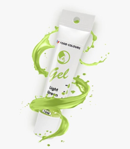 Food Colours gelová barva tuba Light Green 30 g