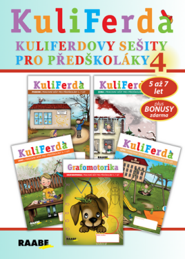 KuliFerda (5–7 let) - SADA 5 pracovních sešitů č.4 - Hana Nádvorníková