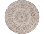 Kulatý koberec Jeans 120 cm, taupe