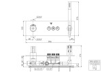 STEINBERG - 390 Termostatická baterie pod omítku, pro 3 spotřebiče, s tělesem, chrom 390 4232 2