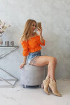 Dámská halenka 5435 oranžová - Kesi UNI