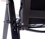 SUN GARDEN ASS COMFORT zahradní polohovací křeslo hliníkové - antracit + černá