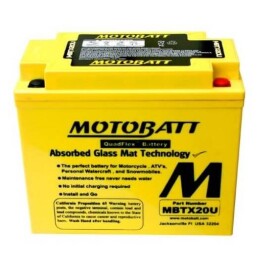 Baterie Motobatt YTX20L-BS na Polaris Sportsman/Scrambler 850/1000 XP
