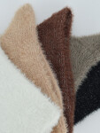 Ponožky Noviti SB079 Fluffy Smooth Lurex 36-41 káva 36-41