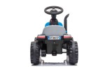 Mamido Dětský elektrický traktor Swift s přívěsem modrý