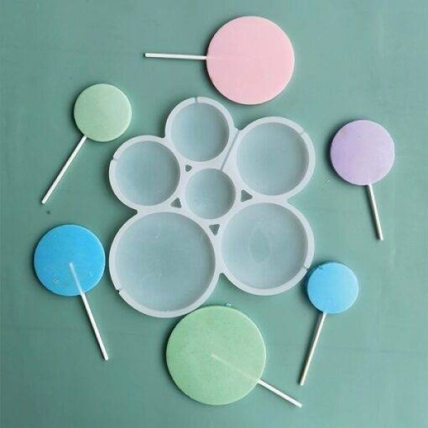 Dortisimo Silikonová forma na lízátka Kolečka