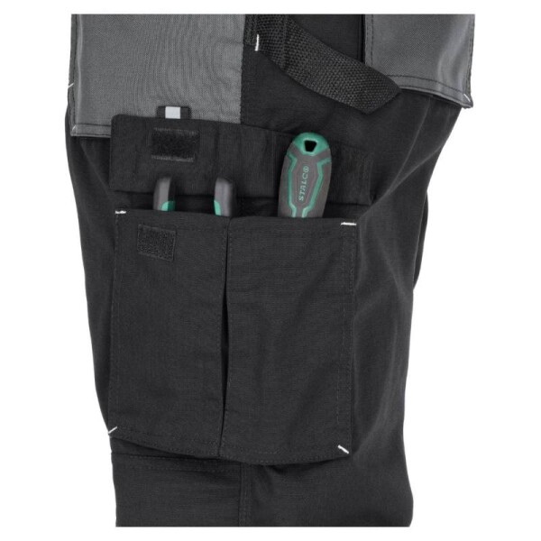 Kalhoty pracovní do pasu BASIC LINE, černé, XL/56, STALCO