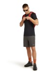 ICEBREAKER Mens 125 ZoneKnit SS Crewe, Black velikost: XL