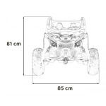 Mamido Elektrické autíčko Buggy Maverick Can-Am 2x24V 4x200W EVA zelené
