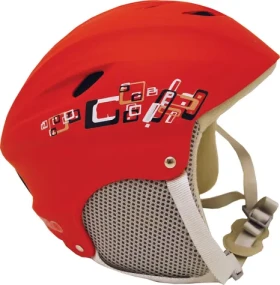 CALTER PRO L (58-61 cm) červená / Lyžařská helma / Fit systém / Měkké kryty uší / Zadní úchyt na brýle