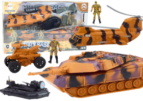 Mamido Vojenská sada: tank, vrtulník, parašutista, zvuky