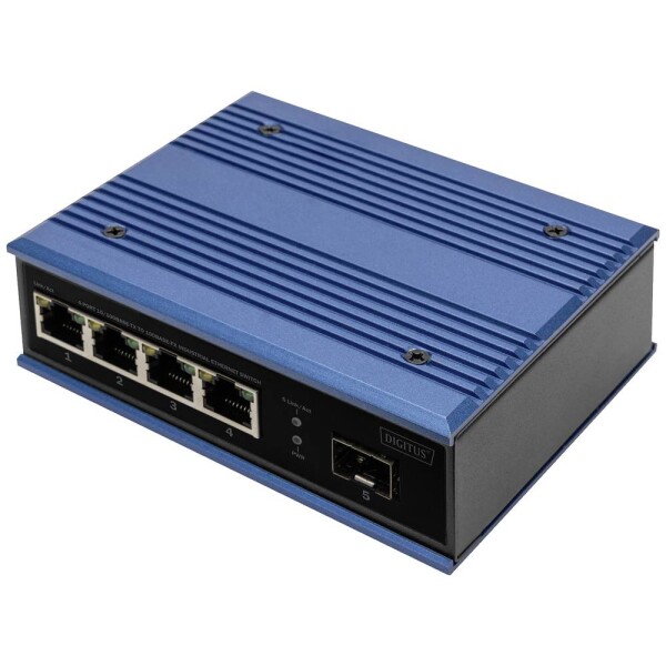 Digitus DN-651130 DN-651130 průmyslový ethernetový switch 4 + 1 port 10 / 100 MBit/s