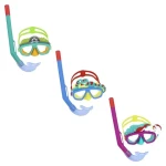 BESTWAY Šnorchlovací set Aquapals mix barev / Nastavitelné popruhy / 3+ (24059)