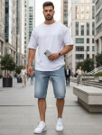 Spodenki męskie jeansowe niebieskie model 22145640 - FashionStreet s33