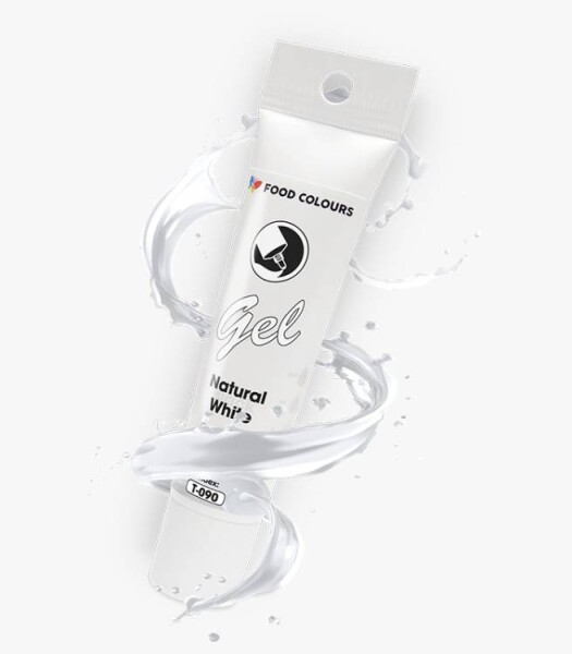 Food Colours gelová barva tuba Natural White 30 g