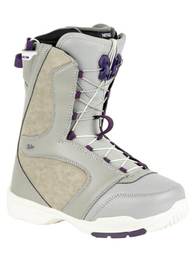 Nitro FLORA TLS grey-purple dámské boty na snowboard - 37,3EUR