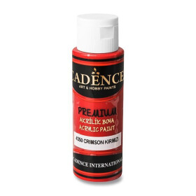 Akrylová barva Cadence Premium - karmínově červená / 70 ml