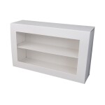 Cake star Krabička na makronky bílá 20,8x12,4x5,5cm (na 12 kusů)