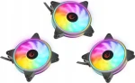 Rampage Coolwind F3 3ks černá / 120mm ventilátor / 23 dB @ 1200 RPM / 38 CFM / ovladač / 3-Pin (COOLWINDF3)