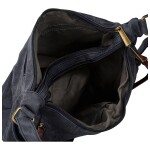 Trendy dámská koženková crossbody kabelka Estina, tmavě modrá