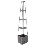 DumDekorace Květináč na rajčata s podpěrou 126 cm - na balkon a terasu