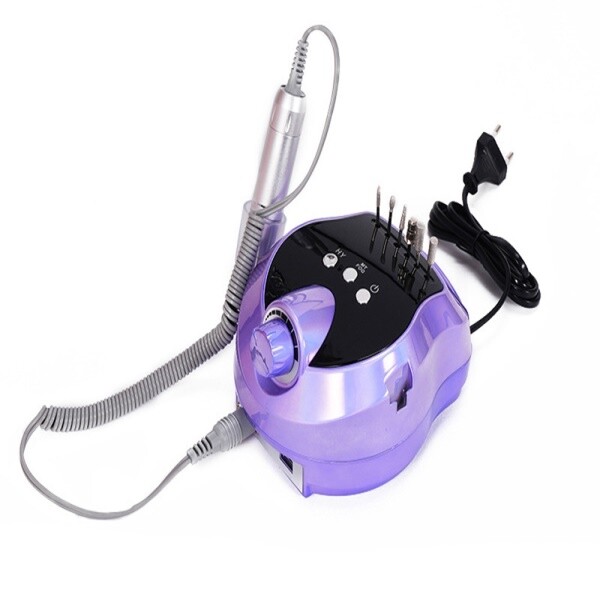 Verk Elektrická frézka / bruska na nehty 80 W - fialová
