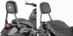 Ts9106B custom opěrka Keeway V 302 C (20-25), černá matná