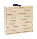 Nábytek Mikulík Komoda AURA 1 - hl. 43 cm ROZMĚR: (š/v/h) 60 x 86 x 43 cm