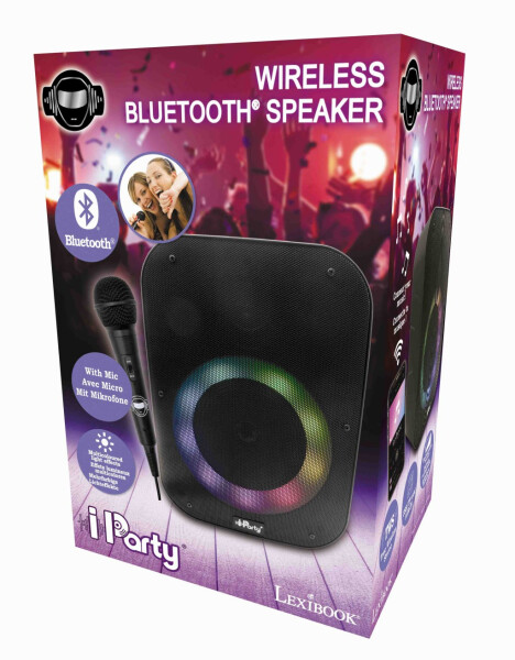 Lexibook bezdrátový Bluetooth reproduktor iParty s mikrofonem - Alltoys Lexibook