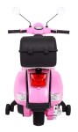 Mamido Dětský elektrický skútr Vespa růžový