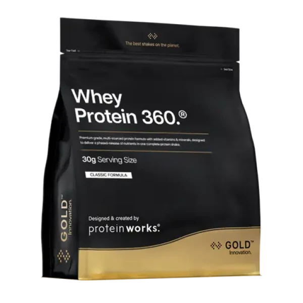 Whey Protein 360 ® - The Protein Works (čokoládové hedvábí, 600 g) (45829-25-chocolatesilk-600g)