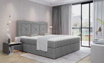 Boxspring Idris Rozměr: 140 x 200 cm, látka: Monolith 09
