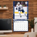 JF Turner Kalendář Toronto Maple Leafs NHL Auston Matthews #34 2027 Wall Calendar
