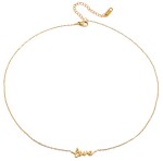 ELENYS Love – pozlacený náhrdelník 18K žluté zlato Délka náhrdelníku: 39+5 cm / max. 44 cm