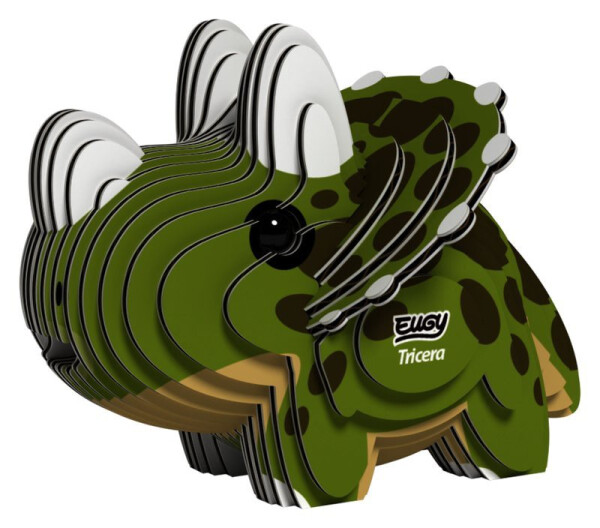 EUGY 3D kartonová skládačka - Triceratops