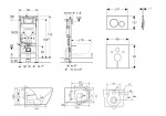 GEBERIT - Duofix Set předstěnové instalace, klozetu Gaia a sedátka softclose, tlačítko Sigma20, bílá/chrom SANI11CA3122B