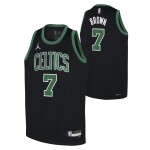 Dětský dres Boston Celtics NBA Jaylen Brown #7 Statement Swingman Černá (YOUTH)