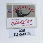 Mitchell & Ness Pánský dres New York Giants NFL Eli Manning #10 2007 Legacy Throwback Velikost: M