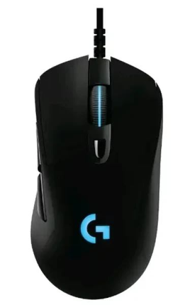 Logitech G403 Hero 16K / herní myš / 16000 DPI / USB-A / RGB Lightsync / závaží / kabel 2.1m (910-005633)